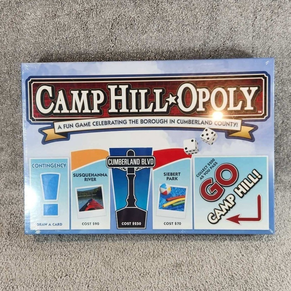 Camp Hill-Opoly Board Game Cumberland County PA